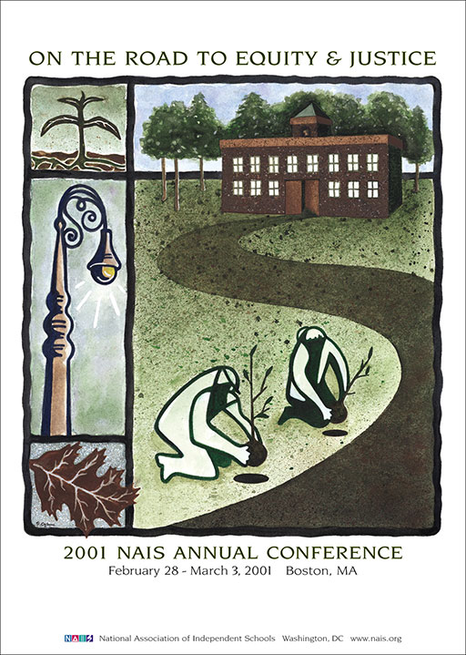 NAIS Annual Conference poster Blackmarker