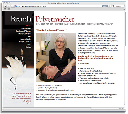 Brenda Pulvermacher website